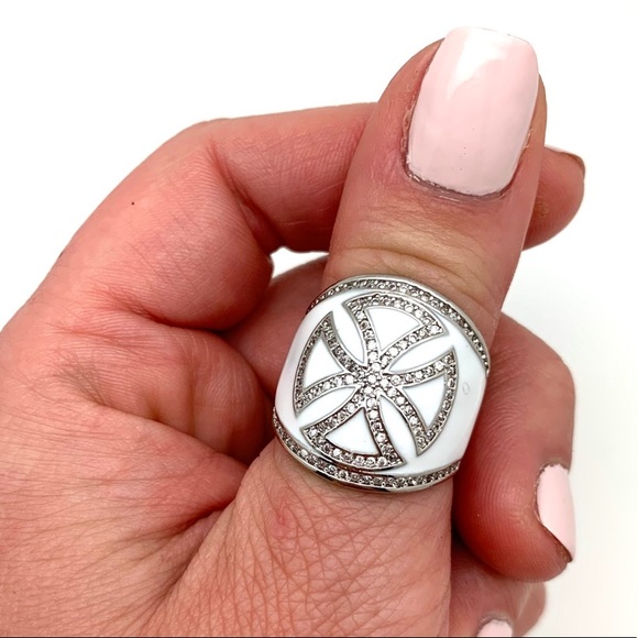 karli buxton Jewelry - Karli Buxton Enamel Cross Ring